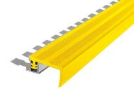 Противоскользящий закладной гибкий профиль FlexStep 25 мм FS-25 желтый 2,7 м