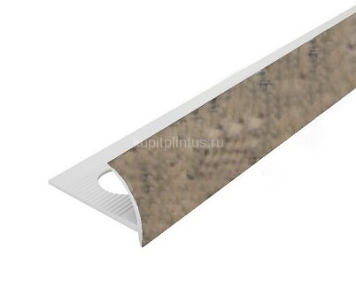 Заказать Внешний профиль ПВХ для плитки 7 мм Cezar 212 Светлый гранит 2,5 м Заказать Внешний профиль ПВХ для плитки 7 мм Cezar 212 Светлый гранит 2,5 м