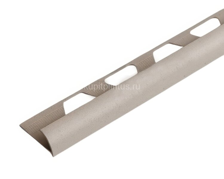 Заказать Алюминиевая раскладка для плитки наружний угол ПО-8 Бежевый муар 2,7 м 