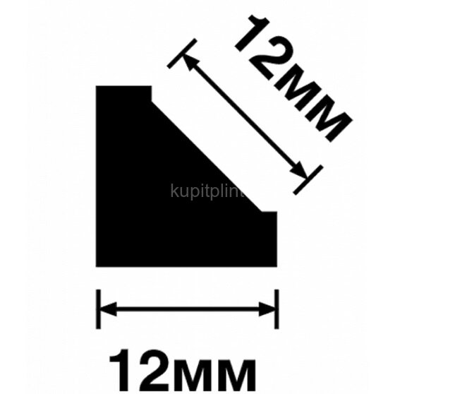 Заказать Молдинг 12х12 мм Hiwood D12V2 белый 2,7м Заказать Молдинг 12х12 мм Hiwood D12V2 белый 2,7м