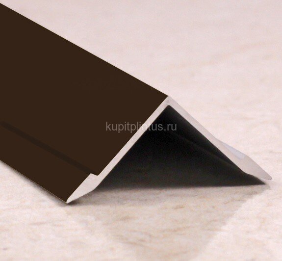 Заказать Алюминиевый уголок 21х21 мм ПВ21х21 внутренний бронза матовая 2,7 м 