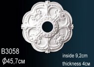 Потолочная розетка Перфект B3058 455 мм