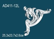 Угловой элемент с орнаментом Перфект AD411-12L 253х237 мм