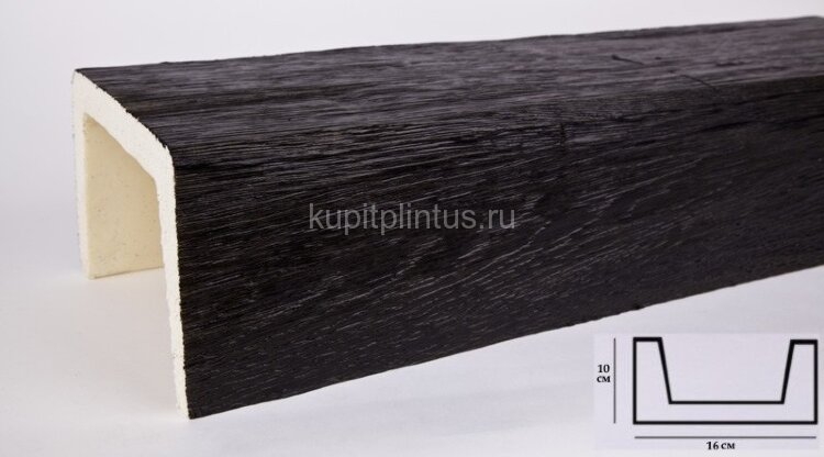 Заказать Декоративная балка из полиуретана 100х160 мм Уникс Модерн М16 Темная олива 2 м Заказать Декоративная балка из полиуретана 100х160 мм Уникс Модерн М16 Темная олива 2 м