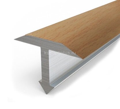 Заказать Профиль Т-образный из ламинированного алюминия Т-26 Л Натуральный бук 2,7 м Заказать Профиль Т-образный из ламинированного алюминия Т-26 Л Натуральный бук 2,7 м
