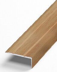 Порог угловой из алюминия Д1 Л Натуральный бук (ламинированный) 2,7 м Порог угловой из алюминия Д1 Л Натуральный бук (ламинированный) 2,7 м