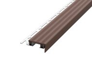 Угловой порог закладной 10х32х18 мм с резиновой вставкой Евроступень Z32 коричневый 2,7 м Угловой порог закладной 10х32х18 мм с резиновой вставкой Евроступень Z32 коричневый 2,7 м