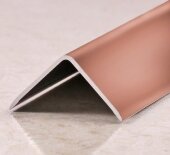 Алюминиевый уголок 30х30 мм PV65-37 светло-коричневый Ral 8025 2,7 м Алюминиевый уголок 30х30 мм PV65-37 светло-коричневый Ral 8025 2,7 м