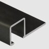 Заказать Алюминиевый П-профиль 12х12 мм Gunsen PV32-18 черный матовый 2,7 м Заказать Алюминиевый П-профиль 12х12 мм Gunsen PV32-18 черный матовый 2,7 м