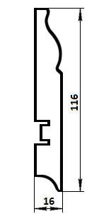 Заказать Плинтус МДФ L-Декор под покраску LP105-116 напольный 2,05м Заказать Плинтус МДФ L-Декор под покраску LP105-116 напольный 2,05м