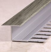 Алюминиевый профиль Т-образный 16 мм Т-16 КД Дуб пепельный 2,7 м