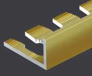 Гибкий L-профиль алюминиевый 12 мм PV06-12 песок матовый 2,7 м Гибкий L-профиль алюминиевый 12 мм PV06-12 песок матовый 2,7 м