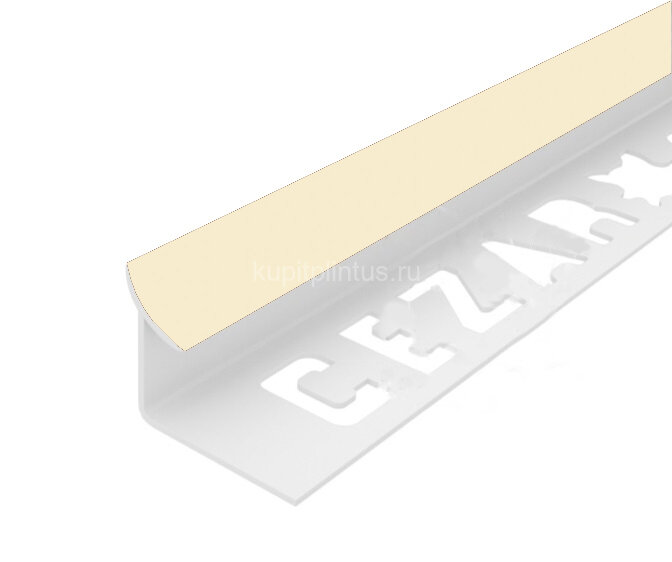 Заказать Профиль ПВХ для плитки Cezar внутренний 9 мм 102 Слоновая кость 2,5 м Заказать Профиль ПВХ для плитки Cezar внутренний 9 мм 102 Слоновая кость 2,5 м