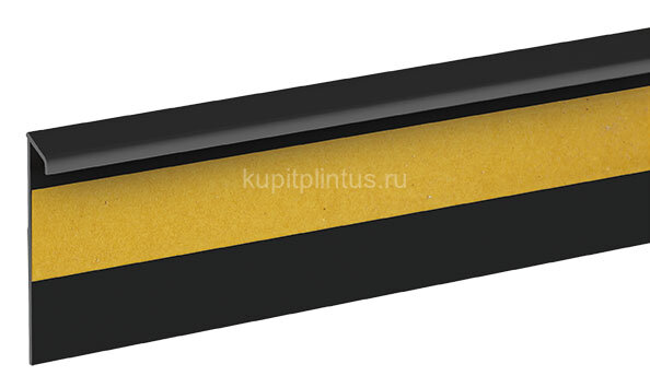 Заказать Плинтус ребристый для ковролина Cezar Dwo цвет 113 черный 2,5 м Заказать Плинтус ребристый для ковролина Cezar Dwo цвет 113 черный 2,5 м