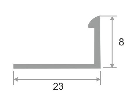 Заказать Профиль L-образный 8 мм ЛПО-Г8 латунный старая бронза 2,7 м Заказать Профиль L-образный 8 мм ЛПО-Г8 латунный старая бронза 2,7 м
