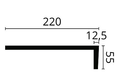 Заказать Профиль NMC Floorstyl Essenza WS1 55х220 2,4 м 