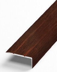 Порог угловой из алюминия Д1 Л Махагон (ламинированный) 2,7 м Порог угловой из алюминия Д1 Л Махагон (ламинированный) 2,7 м