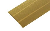 Порог одноуровневый с покрытием порошковая эмаль А6 КР Люкс золото люкс 2,7 м Порог одноуровневый с покрытием порошковая эмаль А6 КР Люкс золото люкс 2,7 м
