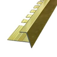 Профиль F-образный гибкий из алюминия ПФ-10 золото глянцевое 2,7 м Профиль F-образный гибкий из алюминия ПФ-10 золото глянцевое 2,7 м