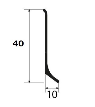 Заказать Фурнитура для напольного плинтуса ПТ-40 М угол внутренний черный Заказать Фурнитура для напольного плинтуса ПТ-40 М угол внутренний черный