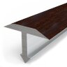 Заказать Профиль Т-образный гибкий 25 мм MP13 из ламинированного алюминия 30 Венге 2,7 м 