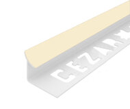 Профиль ПВХ для плитки Cezar внутренний 8 мм 102 Слоновая кость 2,5 м Профиль ПВХ для плитки Cezar внутренний 8 мм 102 Слоновая кость 2,5 м