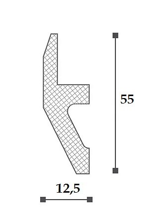 Заказать Молдинг NMC Floorstyl Essenza W1 55х12 2 м Заказать Молдинг NMC Floorstyl Essenza W1 55х12 2 м