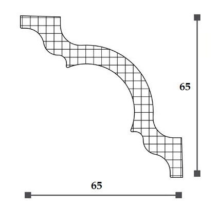 Заказать Потолочный плинтус (карниз) NMC LX-68 2 м Заказать Потолочный плинтус (карниз) NMC LX-68 2 м