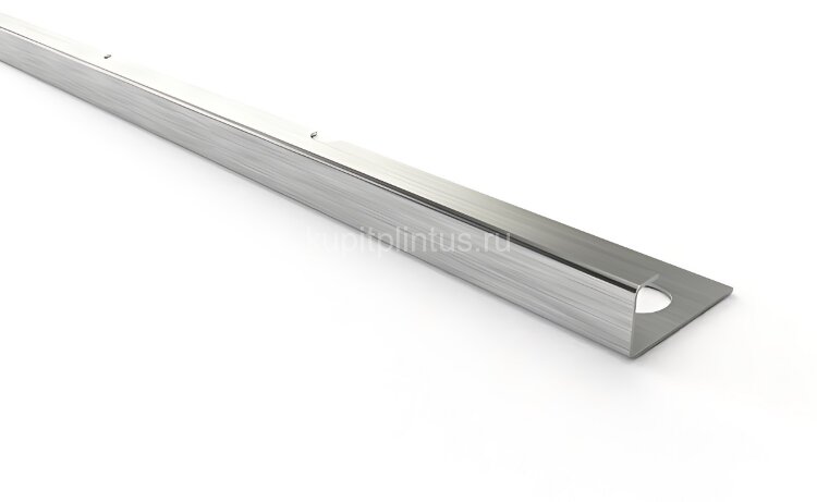 Заказать Профиль С-образный из нержавеющей стали для окантовки12 мм SB166-1B-12H SGB серебро глянец браш 2,7 м Заказать Профиль С-образный из нержавеющей стали для окантовки12 мм SB166-1B-12H SGB серебро глянец браш 2,7 м