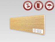 Напольный плинтус МДФ Teckwood цветной 80х10 Дуб Лайн 2.15 м Напольный плинтус МДФ Teckwood цветной 80х10 Дуб Лайн 2.15 м