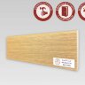 Напольный плинтус МДФ Teckwood цветной 80х10 Дуб Лайн 2.15 м