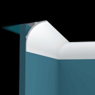 Потолочный плинтус Перфект Плюс P149 белый ударопрочный полимер 120х100х2000 мм Потолочный плинтус Перфект Плюс P149 белый ударопрочный полимер 120х100х2000 мм