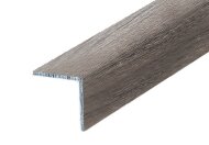 Уголок 20х20 мм алюминиевый Л Дуб пепельный (ламинированный) 2,7 м