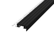 Угловой порог закладной 10х32х18 мм с резиновой вставкой Евроступень Z32 черный 2,7 м Угловой порог закладной 10х32х18 мм с резиновой вставкой Евроступень Z32 черный 2,7 м