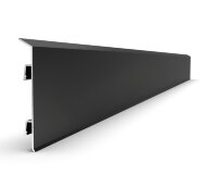 Напольный плинтус из алюминия 70 мм Мега-Трейд ДЛ-70 черный 3 м Напольный плинтус из алюминия 70 мм Мега-Трейд ДЛ-70 черный 3 м