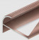 Заказать Алюминиевый профиль F-образный для ступеней 10 мм PV56-14 розовый матовый 2,7 м 