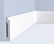 Напольный плинтус 90х14 мм Hiwood B90V2 белый полистирол 2 м Напольный плинтус 90х14 мм Hiwood B90V2 белый полистирол 2 м