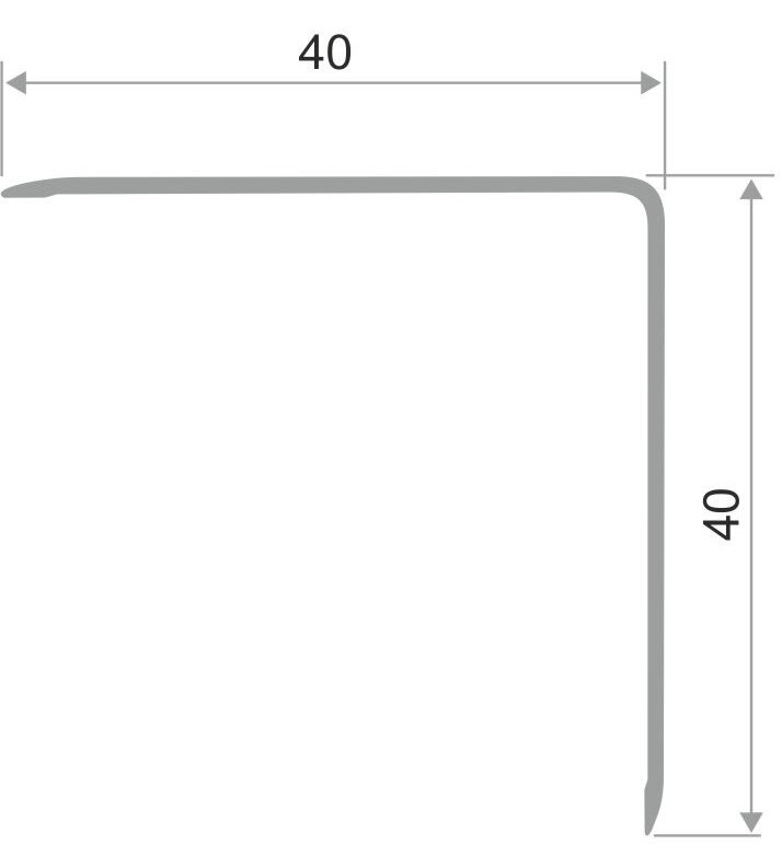 Заказать Уголок отделочный алюминиевый ПН-40х40 Бронза глянцевая 2,7 м Заказать Уголок отделочный алюминиевый ПН-40х40 Бронза глянцевая 2,7 м