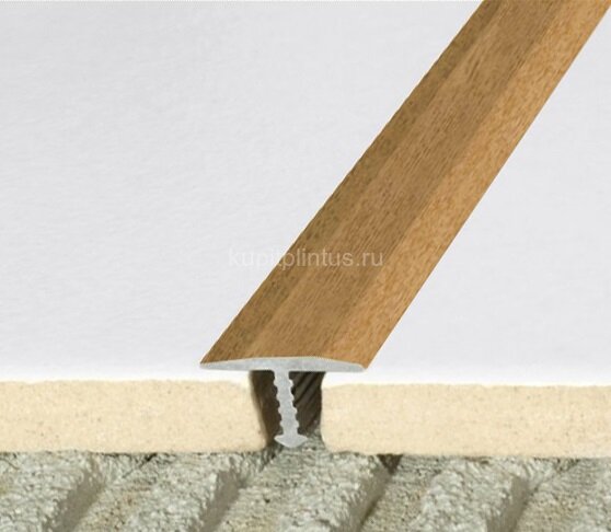 Заказать Т-образный профиль алюминиевый 26 мм Effector A56 29 Дуб Светлый 2,5 м 