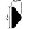 Заказать Молдинг 50х23 Hiwood D50V1 из полистирола 2 м Заказать Молдинг 50х23 Hiwood D50V1 из полистирола 2 м