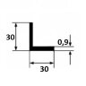 Заказать Алюминиевый уголок 30х30х0,9 мм 3 м Заказать Алюминиевый уголок 30х30х0,9 мм 3 м