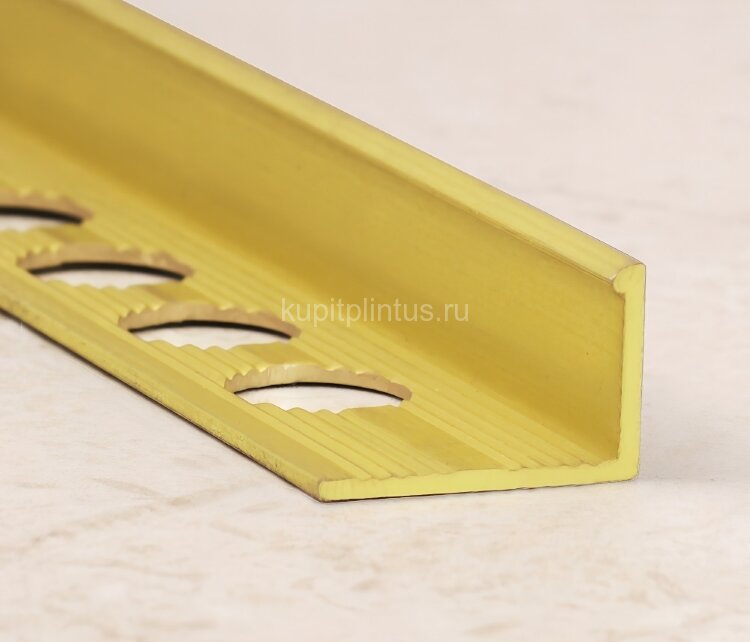 Заказать Профиль L-образный 8 мм ЛПО-Г8 латунный браш 2,7 м Заказать Профиль L-образный 8 мм ЛПО-Г8 латунный браш 2,7 м