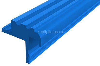 Заказать Противоскользящий закладной профиль 30 мм из резины Безопасный шаг БШ-30 синий 10 м Заказать Противоскользящий закладной профиль 30 мм из резины Безопасный шаг БШ-30 синий 10 м