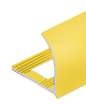 Заказать Профиль для плитки С-образный внешний из алюминия 12 мм PV24-04 Золото матовое 2,7 м 
