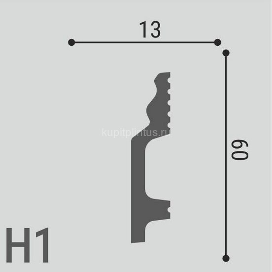 Заказать Напольный плинтус 60х13 мм Де-Багет XPS POLYMER Н 1 белый 2 м Заказать Напольный плинтус 60х13 мм Де-Багет XPS POLYMER Н 1 белый 2 м