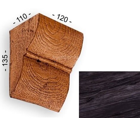 Заказать Консоль для балок 135х110х120 мм Уникс Классика К2 Венге 