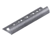 С-профиль для плитки внешний 10 мм NEEXY PV17-45 BBS-D серебро блестящее браш 2.7 м