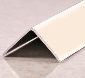 Алюминиевый уголок 30х30 мм PV65-25 слоновая кость Ral 1013 2,7 м Алюминиевый уголок 30х30 мм PV65-25 слоновая кость Ral 1013 2,7 м