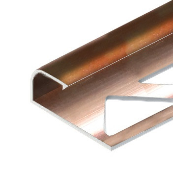 Заказать Алюминиевый C-профиль окантовочный для плитки 12 мм PV15-15 розовый блестящий 2,7 м 