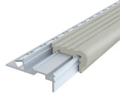 Порог противоскользящий MP73 с резиновой вставкой Серый 2,7 м Порог противоскользящий MP73 с резиновой вставкой Серый 2,7 м